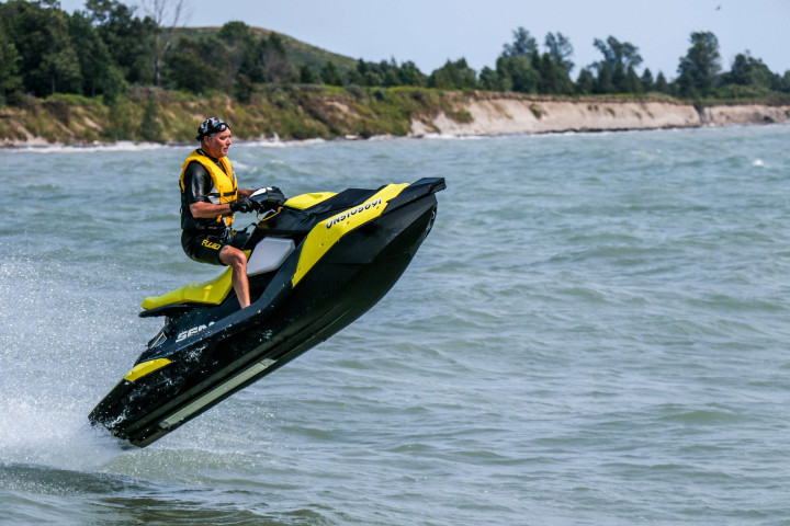 Jet Ski Ride In Corbyn's Cove Beach